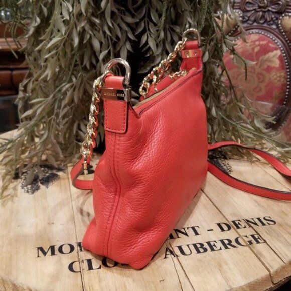 Michael Kors Weston Leather Crossbody Purse - Picture 6 of 8